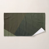 Handdoeken, hangwerk, gecombineerd, olijfdoek, gro bad handdoek (Handdoek)