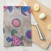 Handdoeken met draaikolken en cirkels (Quarter Fold)
