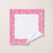 Handdoeken set- Floral roze (Wasdoekje)