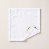 Handdoekset 3pc - Aangepast (Afbeelding/tekst toev Bad Handdoek (Wasdoekje)