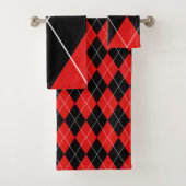 Handdoekset - Argyle Harlequin Bad Handdoek (Insitu)