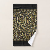 Handdoekset - Drama in zwart en goud Bad Handdoek (Handdoek)