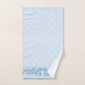 Handdoekset - Icy Blue Damask Bad Handdoek (Handdoek)