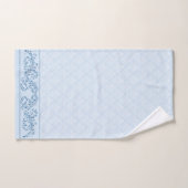 Handdoekset - Icy Blue Damask Bad Handdoek (Handdoek)