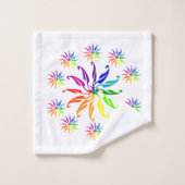 Handdoekset - Kleurwielen Bad Handdoek (Wasdoekje)