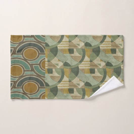 Handdoekset met art deco design bad handdoek (Handdoek)