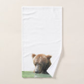Handdoekset met grizzly beren en cubs bad handdoek (Handdoek)