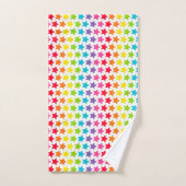 Handdoekset - regenboogsterstrips bad handdoek (Handdoek)