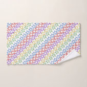 Handdoekset - Rijen van gekleurde sterren Bad Handdoek (Handdoek)