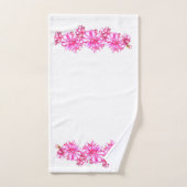 Handdoekset - Roze Geranium Blossom Bad Handdoek (Handdoek)