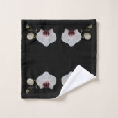Handdoekset - Ruby-Lipped White Orchid Bad Handdoek (Wasdoekje)