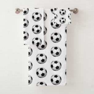 Handdoekset voor voetballen met thema bad handdoek
