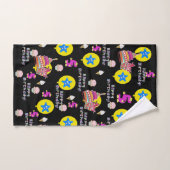 Handdoeksets, #5 Happy 5th Birthday Black Bad Handdoek (Handdoek)