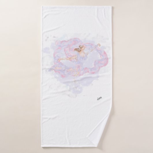 Handdoeksets: droom van de ballerina bad handdoek (Badhanddoek)
