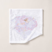 Handdoeksets: droom van de ballerina bad handdoek (Wasdoekje)