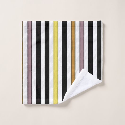 Handdoeksets Stripes Bad Handdoek (Wasdoekje)