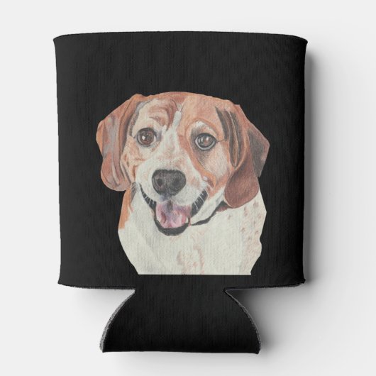  handdragende beagle Koelbox Blikjeskoeler (Achterkant)