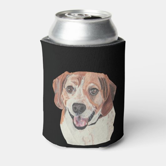  handdragende beagle Koelbox Blikjeskoeler (Blikje Achterkant)
