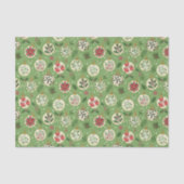 HandDrawn Christmas Ornament Tissue Paper Tissuepapier (Voorkant)