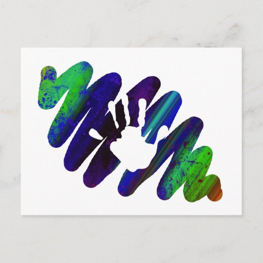 handdruk briefkaart (Voorkant)