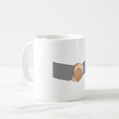 Handdruk Koffiemok (Voorkant links)