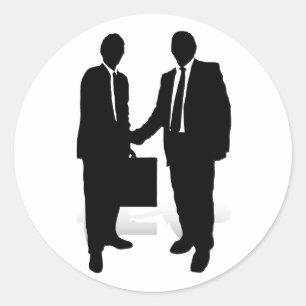 Handdruk Ronde Sticker