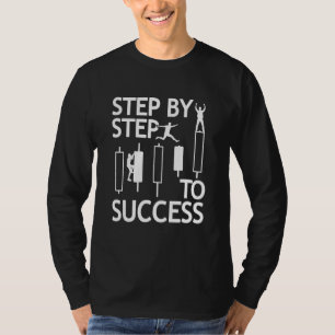 Handel in aandelen Forex-handelaar, markt- en geld T-shirt