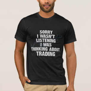 Handel in aandelen Hobby Investor Day Trader T-shirt