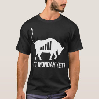 Handel in aandelen is maandag tot dag handel t-shirt
