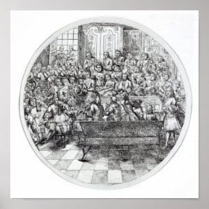 Handel in een oratorio, c.1740 poster
