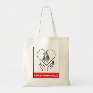 HANDEL MET ZORG Grappige Klassieke Muziek Composer Tote Bag