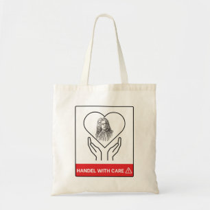 HANDEL MET ZORG Moppige Klassieke Muziek Componist Tote Bag