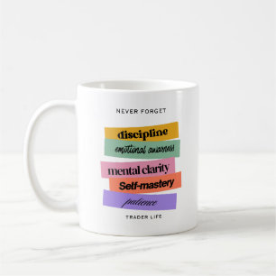 Handel ontwerp Herinnering Motivatie in marmer Koffiemok