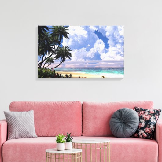 Handel Wind Daglicht Canvas Afdruk (Insitu (Woonkamer))