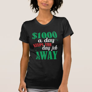 Handelaar beursgenoteerde aandelen Belegger Joke T-shirt
