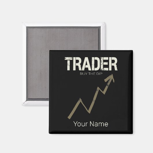 Handelaar Koop de Dip Day Trader en Cryptocurrency Magneet (Voorkant / Achterkant)