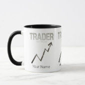 Handelaar Koop de Dip Day Trader en Cryptocurrency Mok (Links)