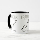 Handelaar Koop de Dip Day Trader en Cryptocurrency Mok (Voorkant links)