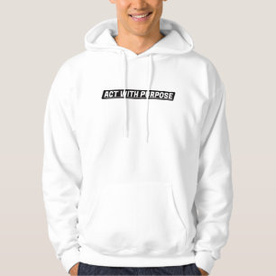 Handelen met een inspirerend doel hoodie