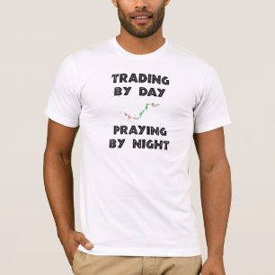Handelen op de beursdag t-shirt