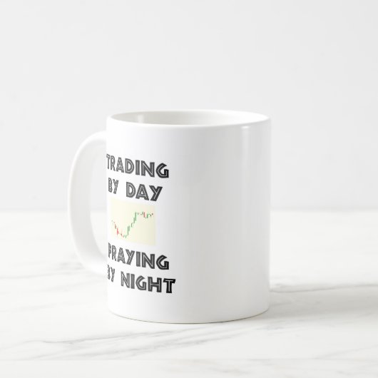 Handelen per dag koffiemok (Voorkant links)