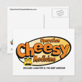 Handeling Cheesy Medicine Officieel Briefkaart (Voorkant / Achterkant)
