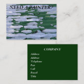 HANDELINGEN. PAINTER. VISITEKAARTJE (Voorkant / Achterkant)