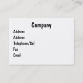 HANDELINGEN, ROOFEN VISITEKAARTJE (Achterkant)