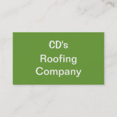 HANDELINGEN, ROOFEN VISITEKAARTJE (Achterkant)