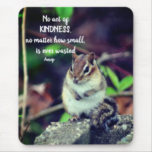 Handelingen van de Kindness Inspirerend Quote Chip Muismat