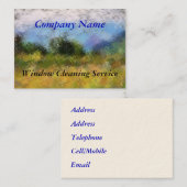 HANDELINGEN, WINDOW CLEANING VISITEKAARTJE (Voorkant / Achterkant)