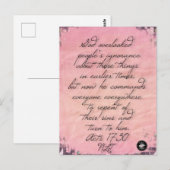 Handels 17:30 Bijbelvers Geheugenkaart-ansichtkaar Briefkaart (Voorkant / Achterkant)