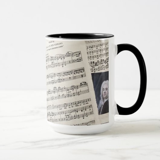 Handel's MESSIAH-mok voor SOPRANO Mok (Rechts)