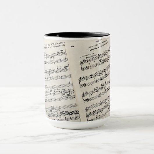 Handel's MESSIAH-mok voor SOPRANO Mok (Midden)